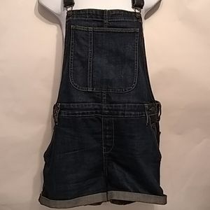 Old Navy Bib Overall Shorts Size Large Like New